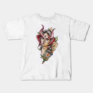 Horny Lady Kids T-Shirt